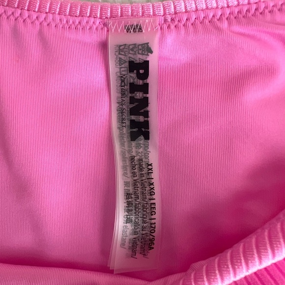 💓Pink💓#Vibrant Pink Ribbed Bikini Bottom - Picture 5 of 5